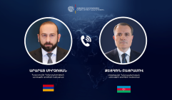 Главы МИД Армении и Азербайджана обменялись мнениями относительно последних региональных развитий
