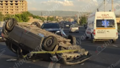 Հերթական վթարը. տուժած քաղաքացուն տեղափոխել են հիվանդանոց