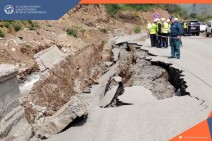 Քաջարանում փլուզվել է Ողջի գետի հարակից պատնեշը․ ավտոճանապարհը միակողմանի փակ է