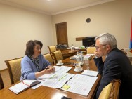 Ջրային կոմիտեի նախագահն ու «Վեոլիա ջուր» ընկերության տնօրենն են հանդիպել