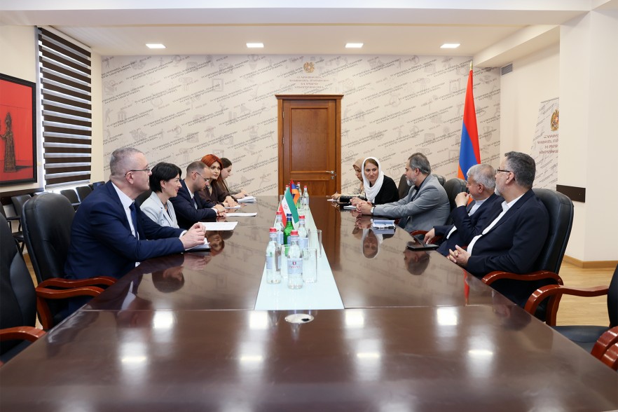 Ժաննա Անդրեասյանը հանդիպել է Իրանի մշակութային ժառանգության, զբոսաշրջության և ձեռարվեստի նախարարի հետ