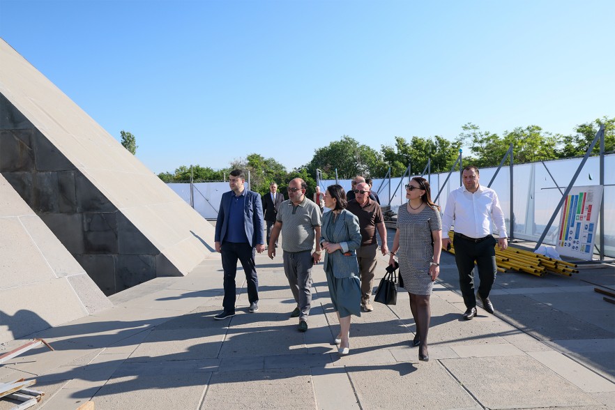 Стартовал второй этап благоустройства Мемориального комплекса жертвам Геноцида армян: министр ознакомилась с ходом работ