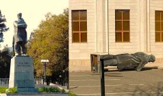 Արցախի մայրաքաղաքից անհետացել են բոլոր 25 արձաններն ու կիսանդրիները