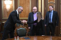 Лилит Макунц встретилась с делегацией во главе с епископом Евангелической церкви Германии