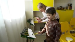 Sensory integration room for children with special educational needs (SEN)