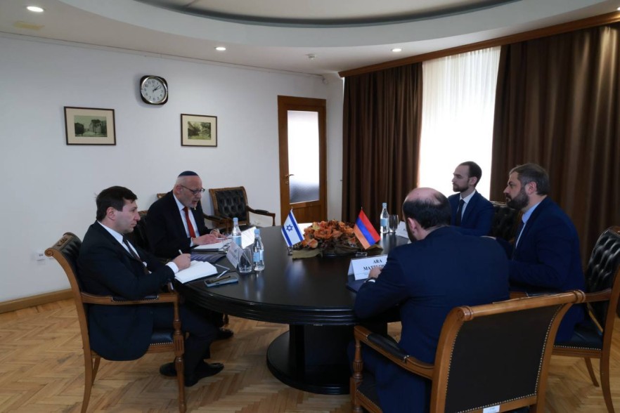 Պապոյանն Իսրայելի դեսպանի հետ է հանդիպել. առևտրաշրջանառության ավելացման հեռանկարներն են քննարկել