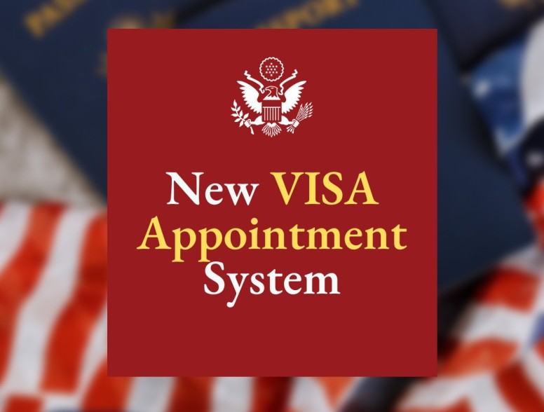 The U.S. Embassy in Yerevan is using a new visa appointment system