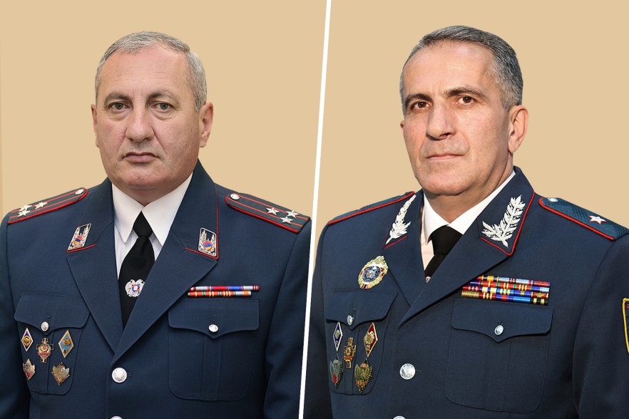 Aram Ghazaryan appointed Director of Rescue Service, Kamo Tsutsulyan named Police Chief