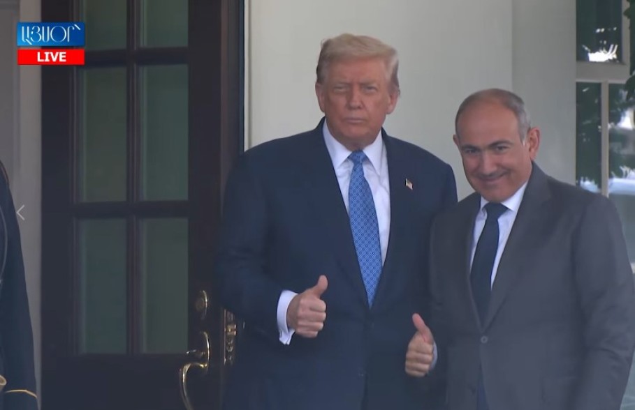 Стартовала встреча Пашиняна с Трампом (видео)