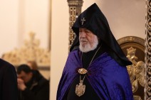 His Holiness Karekin IIs concerned about the current situation, remains in contact with regional diocesan leaders
