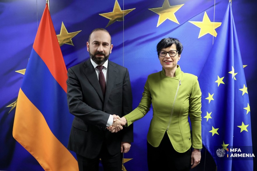 Mirzoyan met with EU Commissioner for Enlargement Marta Kos