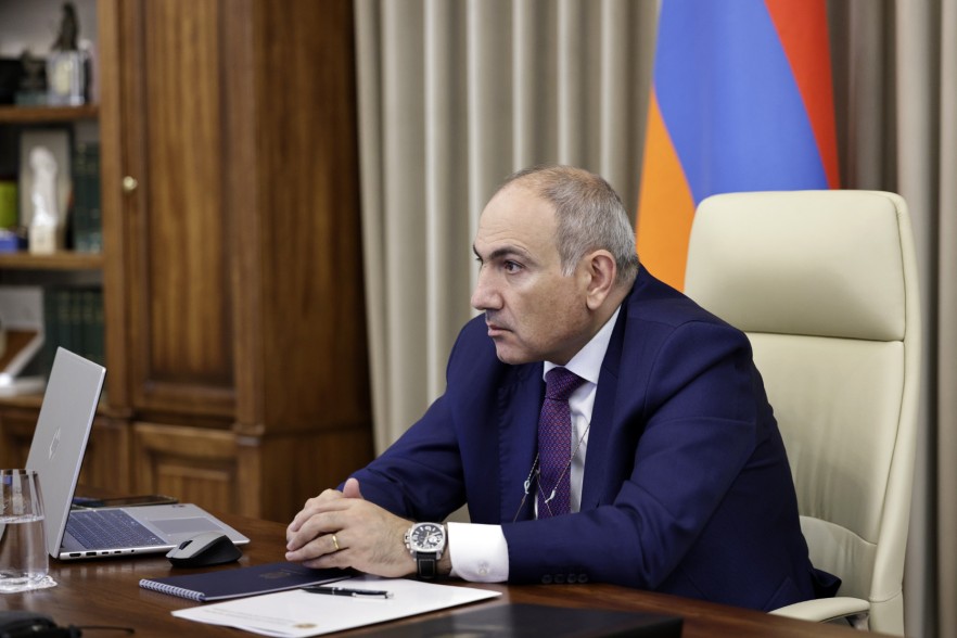 Пашинян принял участие в заседании Высшего Евразийского экономического совета в дистанционном формате