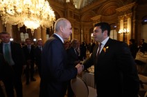 Alen Simonyan meets with the President of the Grand National Assembly of Turkey, Numan Kurtulmuş