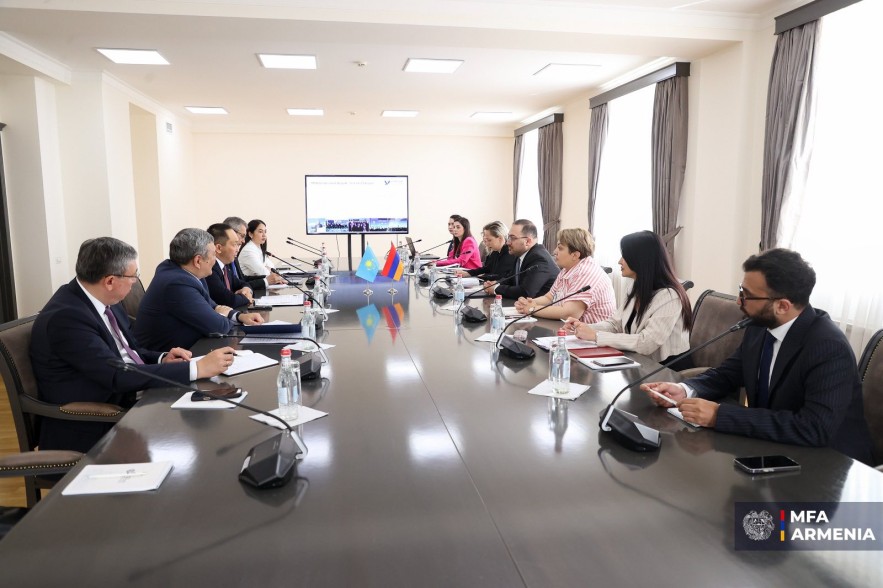 Ինչ են ԱԳՆ-ում քննարկել Ղազախստանի պատվիրակության հետ