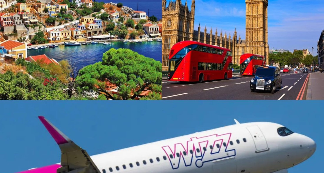 «Wizz Air» ավիաընկերությունը գործարկել է չվերթեր դեպի Միացյալ Թագավորություն և Հունաստան