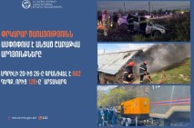 Մեկ շաբաթվա ընթացքում գրանցվել է 502 դեպք, որից 120-ը՝ արտակարգ. Փրկարար ծառայությունն ամփոփում է շաբաթը
