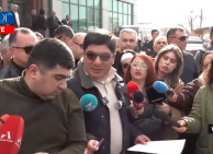 Акция протеста водителей онлайн-такси против высоких процентных ставок и отсутствия регистрации