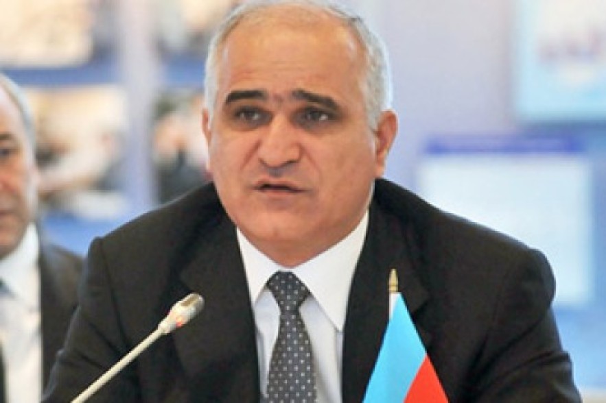Азербайджанская делегация в Агверане