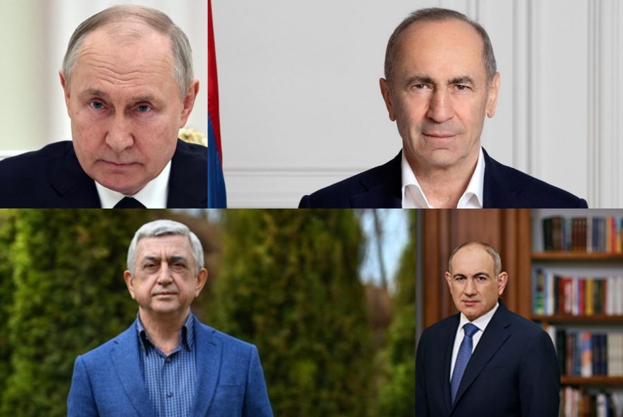 Vladimir Putin congratulated Nikol Pashinyan as well as Robert Kocharyan and Serzh Sargsyan on the occasion of the New Year