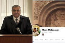 На фото обложки Facebook-страницы судьи Масиса Мелконяна, арестовавшего архиепископов Баграта Галстаняна и Микаела Аджапахяна, изображена церковь