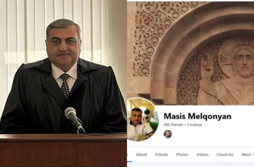На фото обложки Facebook-страницы судьи Масиса Мелконяна, арестовавшего архиепископов Баграта Галстаняна и Микаела Аджапахяна, изображена церковь
