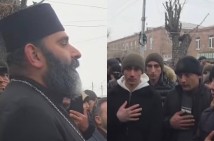 «18 лет ваши родители всё делали для вас — настало время вернуть им благодарность добросовестной и достойной службой»: отец Айк молитвой проводил призывников в армию (видео)