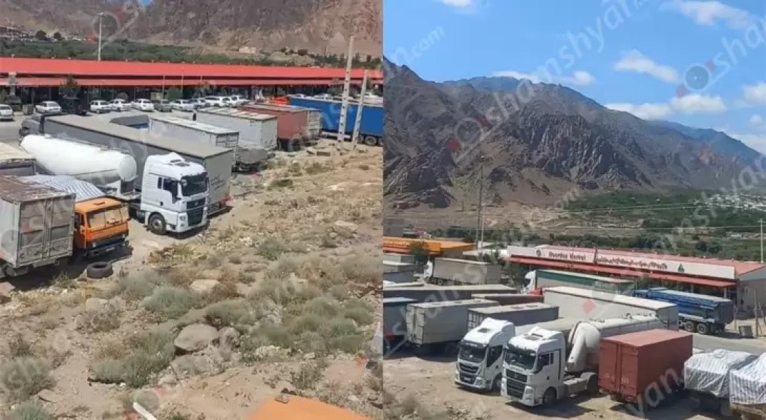1000 բեռնատար չի կարողանում մուտք գործել ՀՀ, իսկ իրանցի վարորդները և՛ մտնում են, և՛ դուրս գալիս