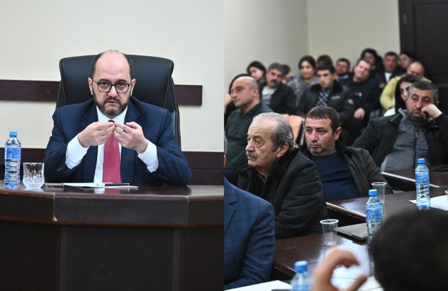 Արցախցիներն Արայիկ Հարությունյանի հետ հանդիպման են գնացել