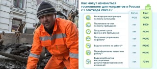 Россия намерена ввести государственные дополнительные пошлины для мигрантов