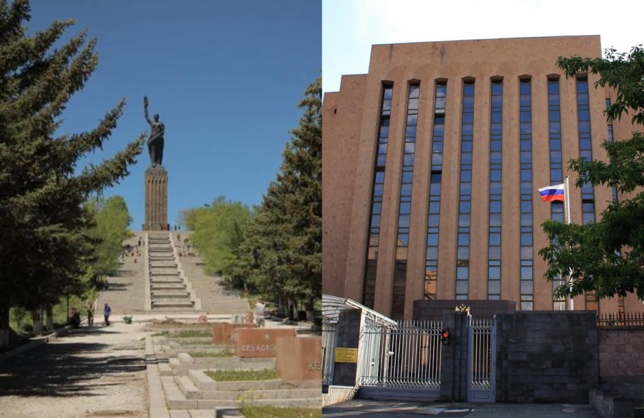 Գյումրիի «Մայր Հայաստան» հուշահամալիրի պղծման դեպքով ակնկալում ենք ՀՀ իշխանությունների հստակ գնահատականը. ՌԴ դեսպանատուն