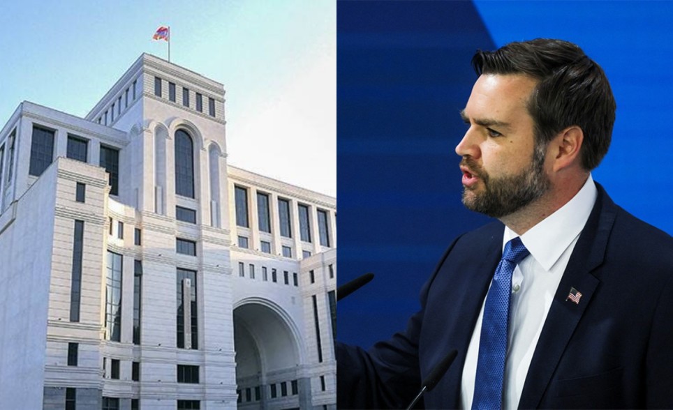 The MFA does not rule out a possible visit by J.D. Vance to Armenia
