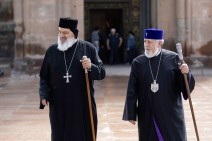 Патриарх Ефрем II в Первопрестольном Святом Эчмиадзине вознёс молитву о процветании Армянской Церкви