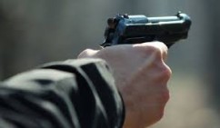 Выстрелы на улице Парпеци в Ереване