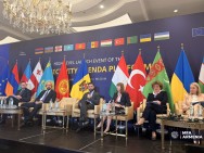 Կոստանյանը Թուրքիայի, Ուկրաինայի, Մոլդովայի ներկայացուցիչների հետ պանելային քննարկման է մասնակցել. «Անդրկասպյան տրանսպորտային միջանցքի ապագա հեռանկարները սևծովյան և Հարավային Կովկասի տարածաշրջաններում»