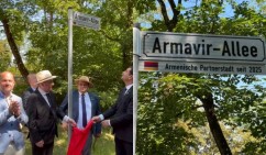Գերմանական Նաուբուրգ քաղաքում բացվել է Արմավիրի ծառուղի (տեսանյութ)