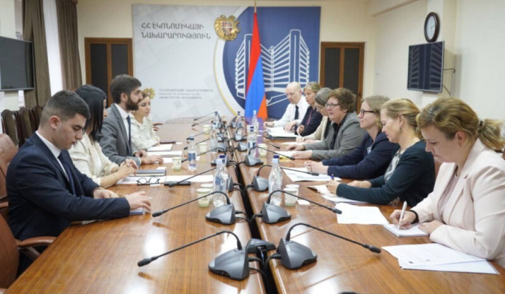 Էկոնոմիկայի փոխնախարարը Գերմանական միջազգային համագործակցության ընկերության (GIZ) ներկայացուցիչների հետ քննարկել է համագործակցության հնարավորությունները