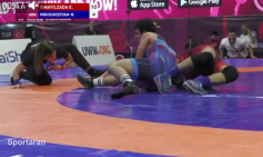 Ըմբիշ Նարեկ Նիկողոսյանը հաղթել է Ադրբեջանի մարզիկին (Տեսանյութ)