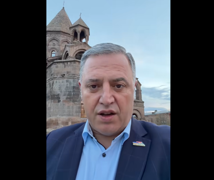 Ален Симонян, Азербайджан может быть гарантом твоей безопасности и твоего хозяина, но не армянина и Армении — Артур Микаелян (видео)