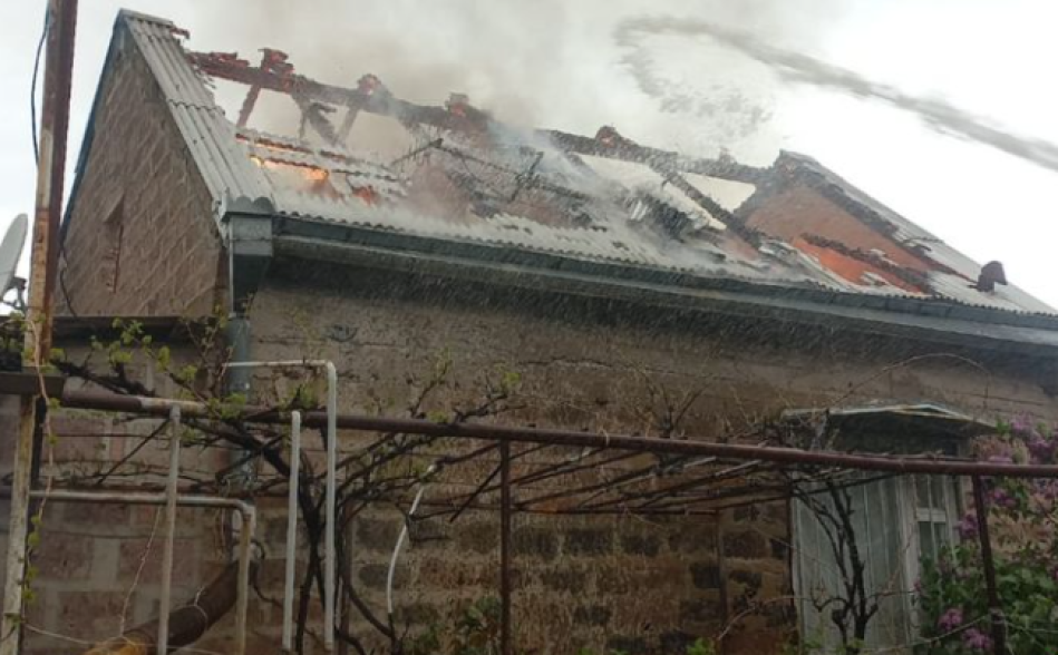 Նուռնուս գյուղում հրդեհ է բռնկվել