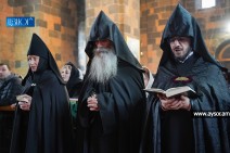 Совместнoе богослужениe духовенства Масиацотнской и Арагацотнской епархий: фоторепортаж