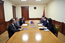 Глава делегации Европейского Союза в Республике Армения посол Марагос посетил Комитет государственных доходов Армении