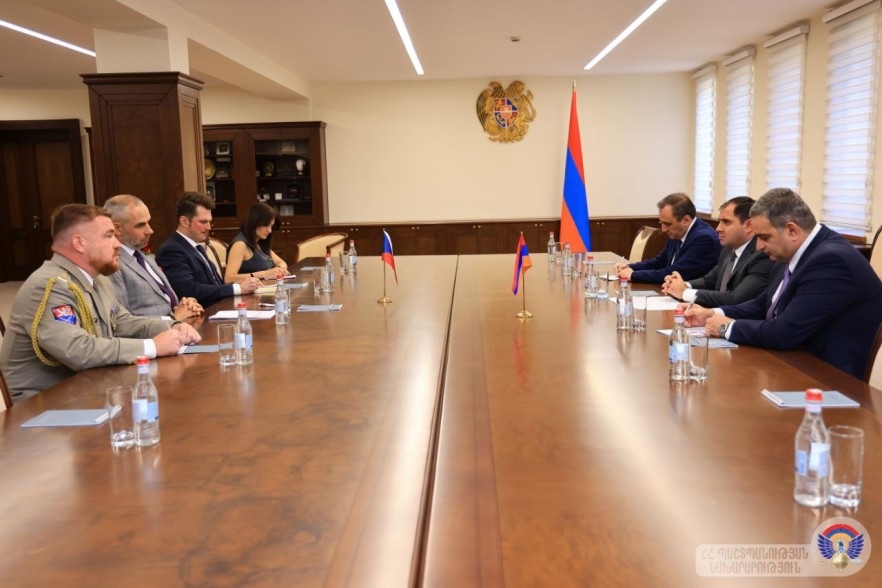 Քննարկվել է պաշտպանության ոլորտում Հայաստան–Չեխիա համագործակցությունը