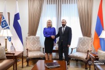 Арарат Мирзоян и Элина Валтонен провели встречу в формате тет-а-тет