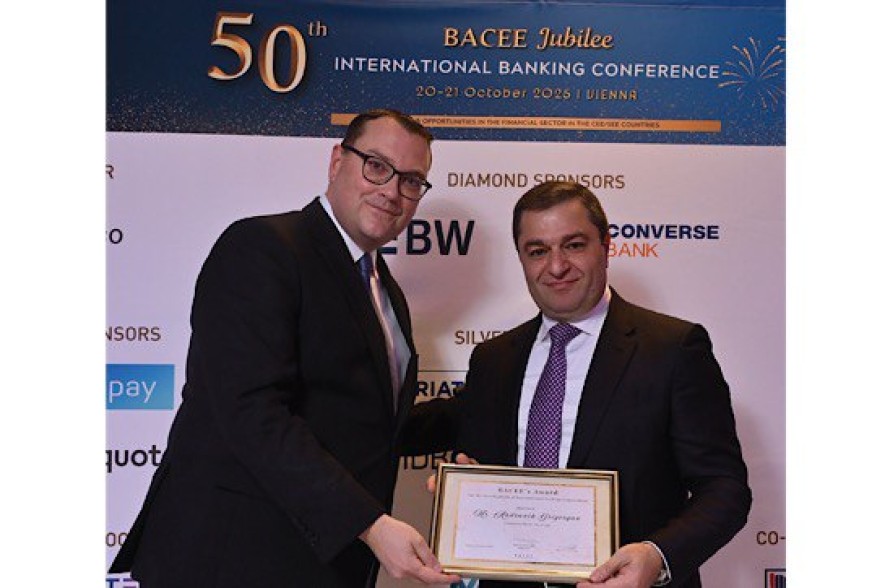 Converse Bank Receives BACEE Award for International Banking Cooperation at 50th Jubilee Conference