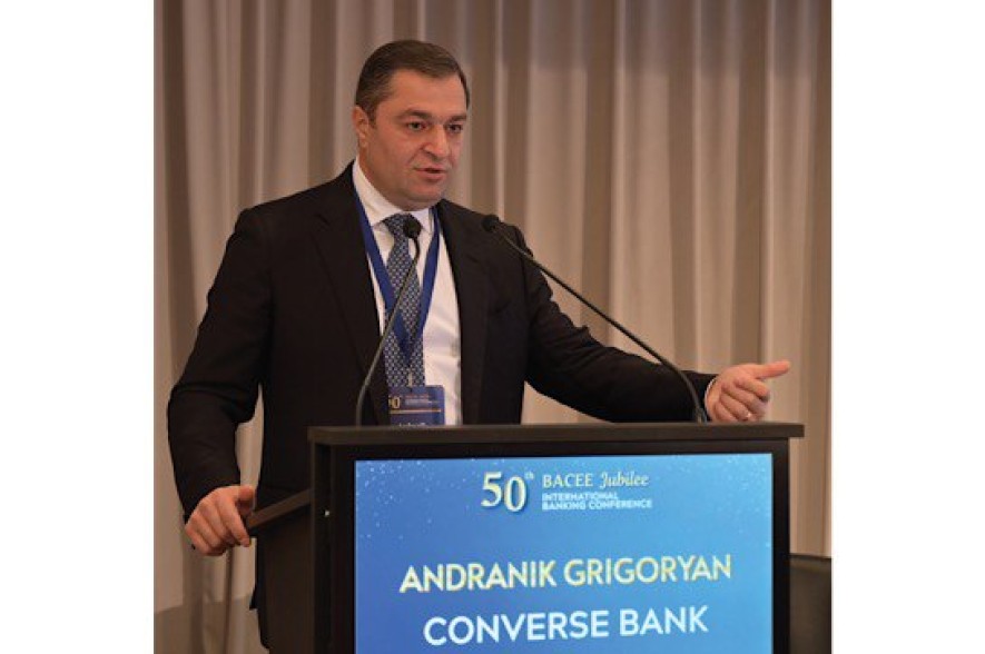 Connected, Convenient, Converse: Andranik Grigoryan Presents Converse Bank’s Digital Transformation Journey at the BACEE Conference
