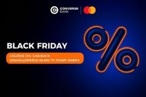 Մինչև 50.000 ՀՀ դրամ քեշբեք C360 Mastercard-ով և ավելին․ Կոնվերս Բանկի նոր արշավը