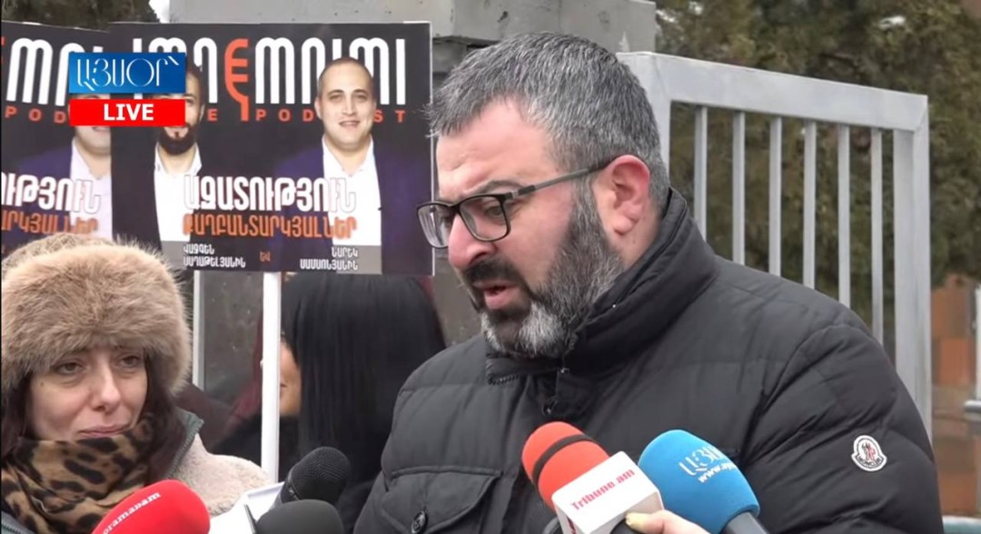 Narek Samsonyan and Vazgen Saghatelyan arrested on fabricated charges: Garnik Danielyan