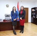 Անահիտ Մանասյանն Ուրուգվայի դեսպանի հետ քննարկել է մարդու իրավունքների պաշտպանությանն առնչվող հարցեր