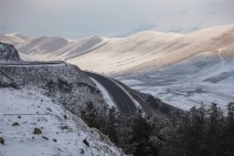 В Гаварском и Горисском регионах наблюдается метель