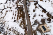 Из-за сильной метели и низкой горизонтальной видимости перевал Варденяц труднопроходим